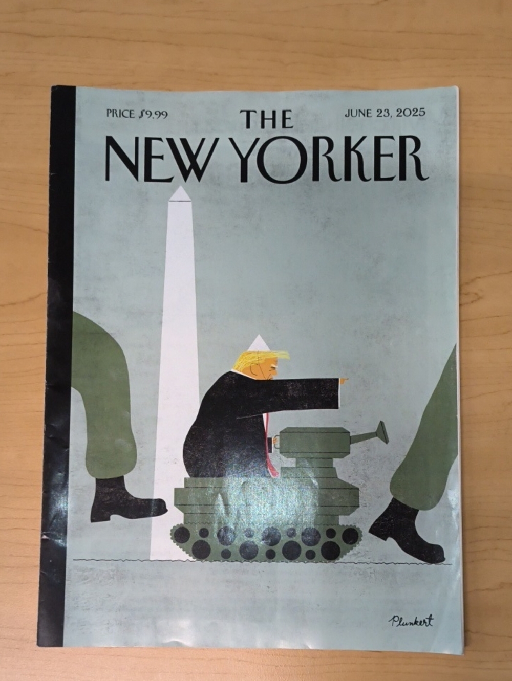 The New Yorker Magazine David Plunkert’s “On Parade”Toying with de:June 23, 2025